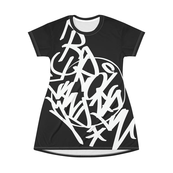 All Over Print T-Shirt Dress