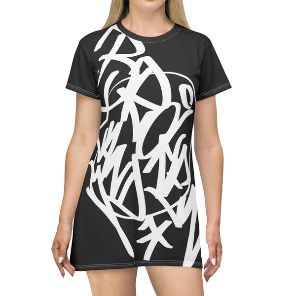 All Over Print T-Shirt Dress