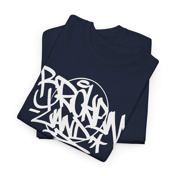 Graffiti Script Graphic Tee — 'Brooklyn Sk8' Urban Streetwear Shirt