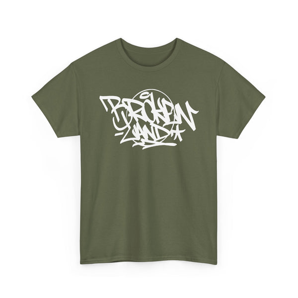 Graffiti Script Graphic Tee — 'Brooklyn Sk8' Urban Streetwear Shirt