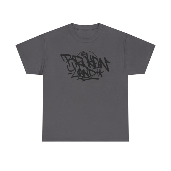 Graffiti Script Graphic Tee — 'Brooklyn Sk8' Urban Streetwear Shirt