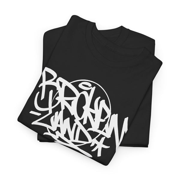 Graffiti Script Graphic Tee — 'Brooklyn Sk8' Urban Streetwear Shirt