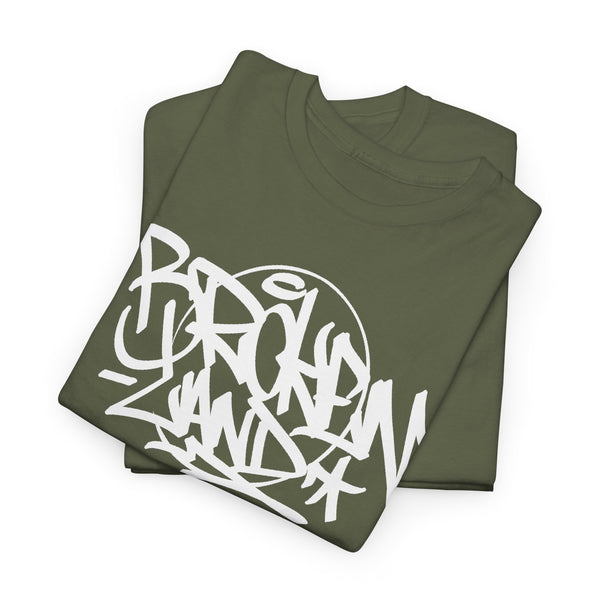 Graffiti Script Graphic Tee — 'Brooklyn Sk8' Urban Streetwear Shirt