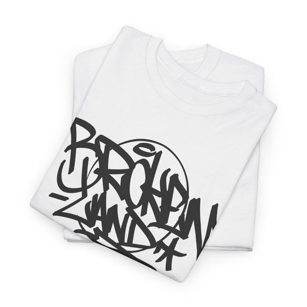 Graffiti Script Graphic Tee — 'Brooklyn Sk8' Urban Streetwear Shirt