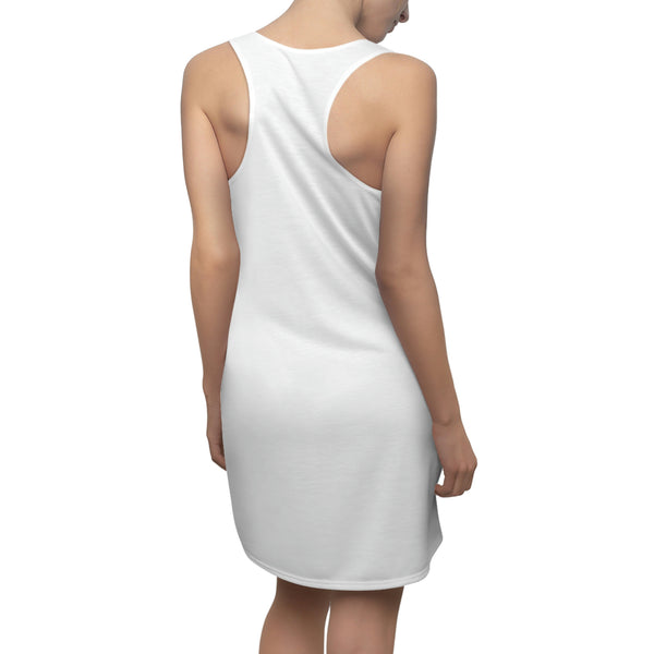 Women's Cut & Sew Racerback Dress White