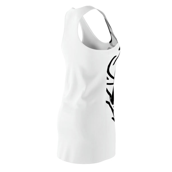Women's Cut & Sew Racerback Dress White